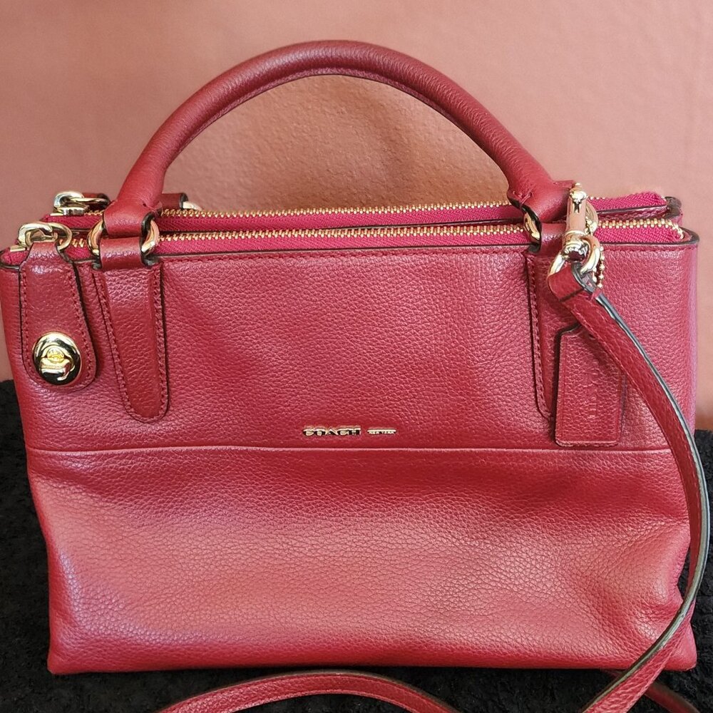 Coach Mini Turnlock Leather Crossbody
